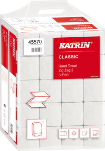 Katrin 2Ply Zig Zag H/T  20 Sleeves x 200 Sheets