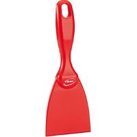 Vikan Plastic Hand Scraper Red