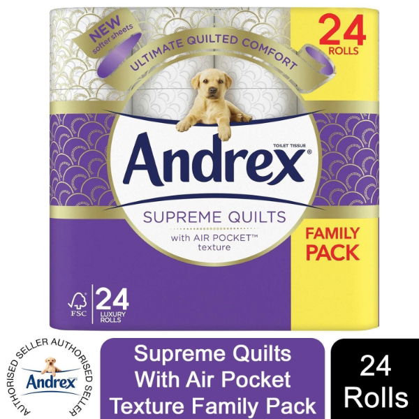 Andrex Ultimate Quilts - 1 x 24 rolls