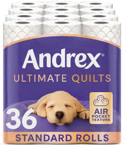 Andrex Ultimate Quilts - 36 Rolls (9x4)
