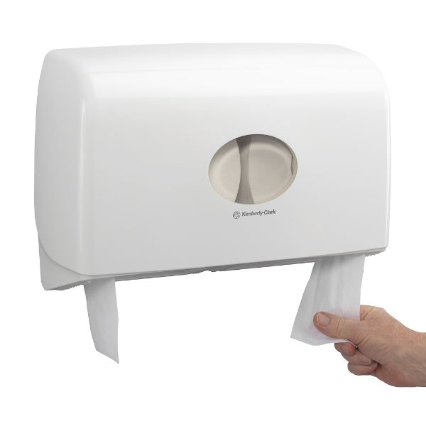 KCP 6947 TWIN JUMBO TOILET TISSUE DISPENSER