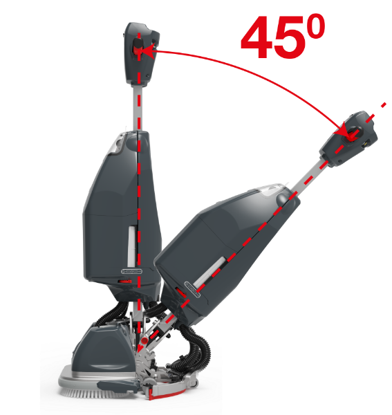 244NX Scrubber dryer with 2 batteries