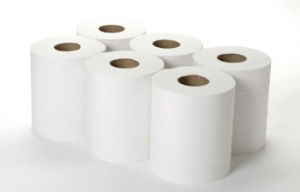 2 Ply C/feed White 19.5cm x 150m x 6 rolls (B11010109)