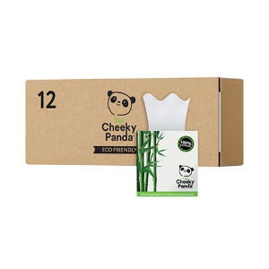 Cheeky Panda 3Ply Bamboo Cube Tissues (case 12)