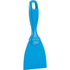 Vikan 3 Plastic Hand Scraper Blue"