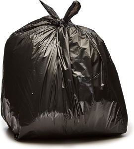 Black Compactor Sack CHSA Extra Heavy Duty 20kg 20x34x46"