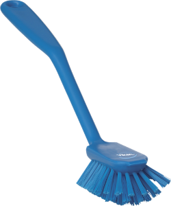 Dish Brush with scraping edge 280 mm Medium Blue