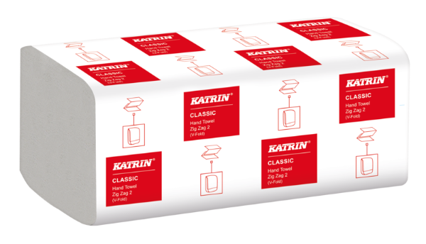 Katrin 2Ply Zig Zag H/T  20 Sleeves x 200 Sheets