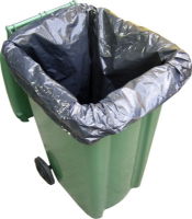 Black Wheelie Bin Liners 30x45x54  x100 (270L)