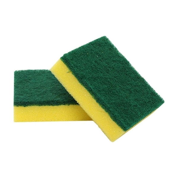 RB4 Sponge Scourers Yellow/Green  / 10pcs